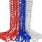 18 Pieces Patriotic Star Bead Necklaces Bulk, 33 Inches Red White Blue Metallic Necklaces for 4th of July, Independence Day, Memorial Day, Veteran Parade Party Favors and American-Themed Celebrations